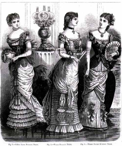 1880s Fashion History - Dresses, Clothing, Costumes  1880s fashion, Fashion  history, Victorian fashion women