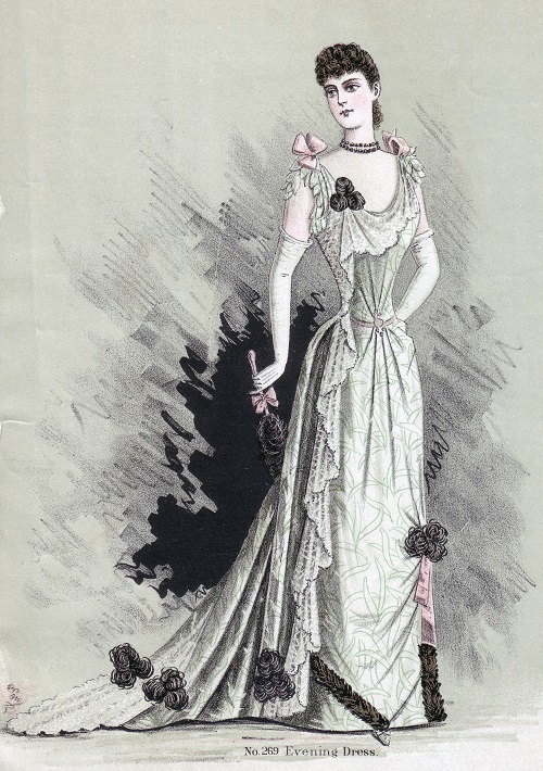 victorian evening dress