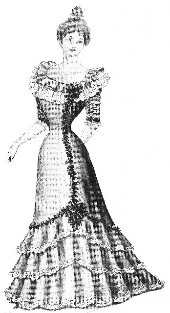 victorian evening wear