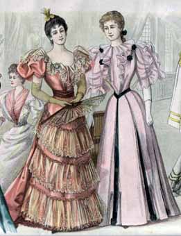 1893 evening dress