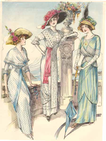 1910 daywear ladies