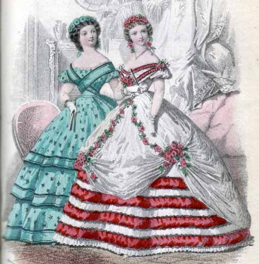 1860s Evening Dress